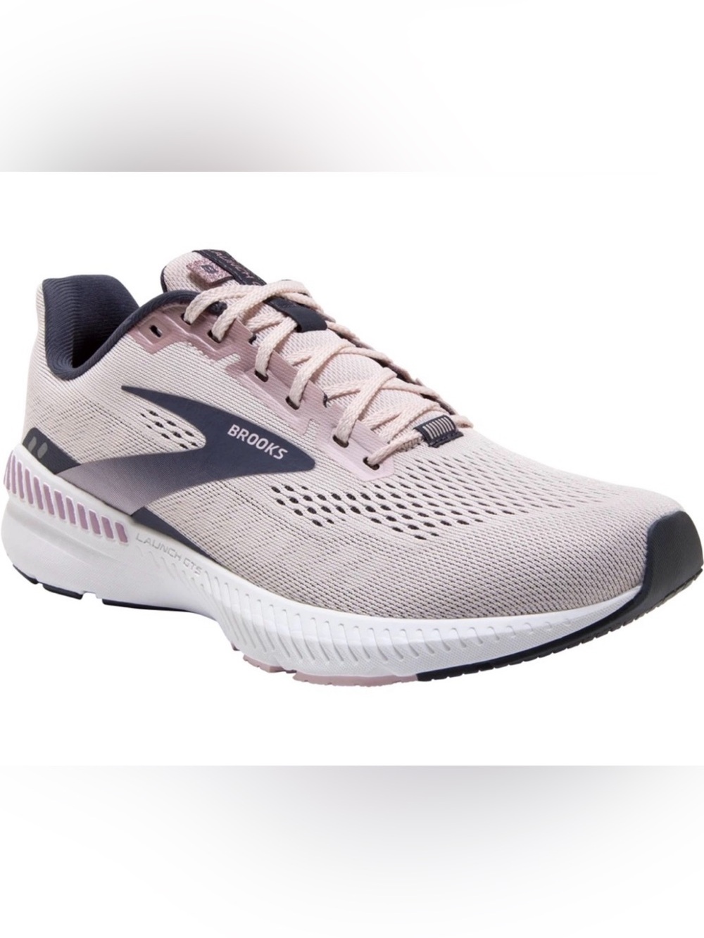 Brooks launch 8 gts running shoes women’s size 7 sneakers pink athletic gym